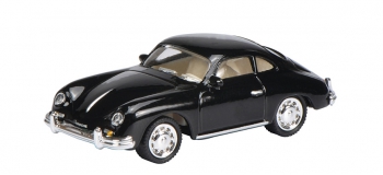 Modélisme ferroviaire : SCHUCO - SCHU452626600 - Porsche 356A Coupé Noire