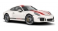 Modélisme ferroviaire : SCHUCO - SCHU452629900 - Porsche 911 R (991) Blanche - Rouge