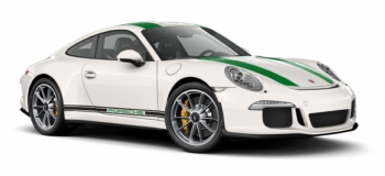 Modélisme ferroviaire : CHUCO - SCHU452630000 - Porsche 911 R (991) Blanche - Verte