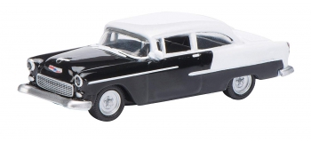 Modélisme ferroviaire : SCHU452631400 - Chevrolet Bel Air noire - beige