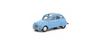 Modélisme ferroviaire : SCHUCO452632500 - Citroën 2CV décapotable bleue