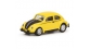 Modélisme ferroviaire : SCHU452633400 - Volkswagen Coccinelle jaune - noire