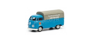 Modélisme ferroviaire : SCHUCO - SCHU452634000 - Volkswagen T1 Pick up bâche 