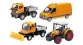 SCHU25893 - Set de 4 véhicules de chantier - Schuco
