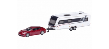 SCHU25970 - Porsche Panamera & Hymer Nova S690 - Schuco