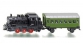Train électrique : SIKU1657 - Loco wapeur + wagon voyageur 