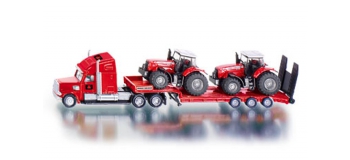 SIKU1857 - Camion AVEC TRACTEURS MF 1/87 - Siku