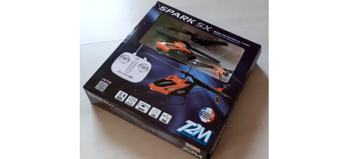 Hélicoptère Spark SX orange