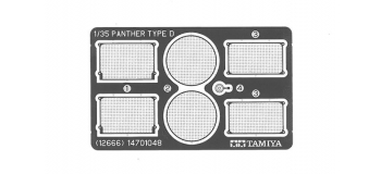 Maquettes : TAMIYA TAM12666 - Grilles Photo-découpe Panther D 