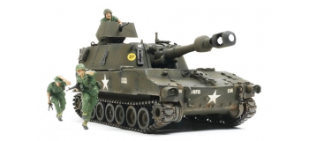 Maquettes : TAMIYA TAM37013 - Obusier US M109 Vietnam