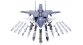 Maquettes : TAMIYA TAM60312 - McDonnel F-15E Eagle 