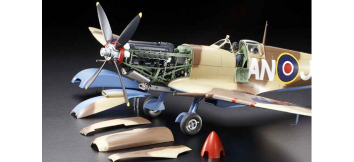 TAMIYA TAM60320 - Avion de combat, Spitfire Mk.VIII