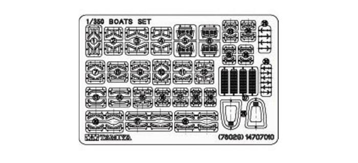 TAMIYA TAM78026 - Bateaux Auxiliaires Japonais 