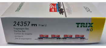 DEP-TRIX24357 - Coffret de 2 wagons porte-containers Sgs 693 DB - Trix