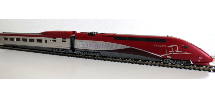 DEP-TRIX22371 - Coffret TGV THALYS PBKA, 4 éléments, DC - Trix