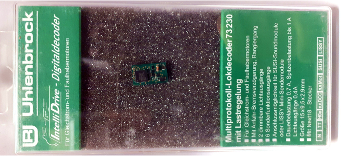 UHL73230 - Décodeur Next 18 pour echelle N, TT, HOe - Uhlenbrock
