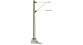 VIE4309 - Poteaux caténaires, 10 pieces - Viessmann