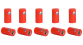 VIE6880 - Prises de couleur rouge - Viessmann
