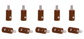 VIE6873 - Fiches de couleur brune - Viessmann