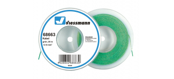 VIE68663 - Fil électrique vert, 25 m - Viessmann