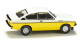 WIKI022902 - Opel Kadett C Coupé GT/E blanc/jaune - Wiking