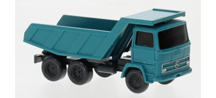WIK094509 - Camion benne Mercedes, turquoise - Wiking