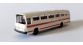 WIK097102 - Autocar Mercedes O 302, beige clair/rouget - Wiking
