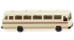 WIK097102 - Autocar Mercedes O 302, beige clair/rouget - Wiking